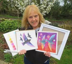 A painting workshop afternoon with artist Jane Tomlinson