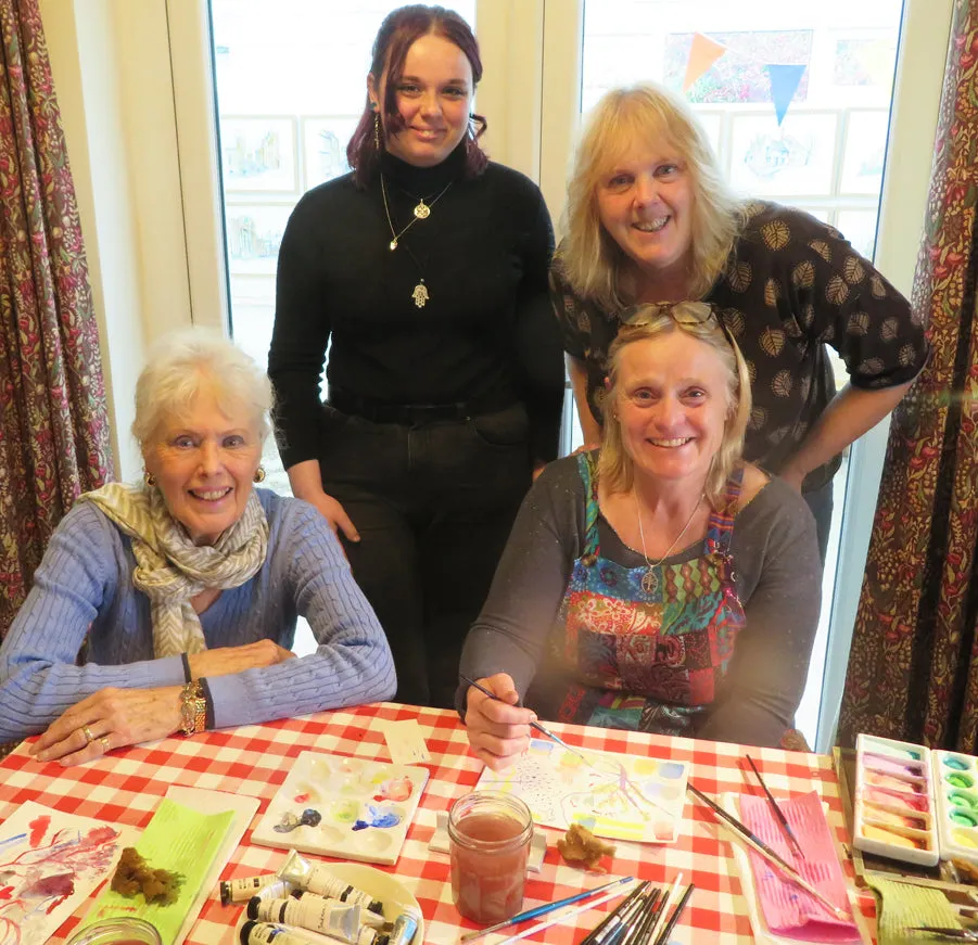 A painting workshop afternoon with artist Jane Tomlinson