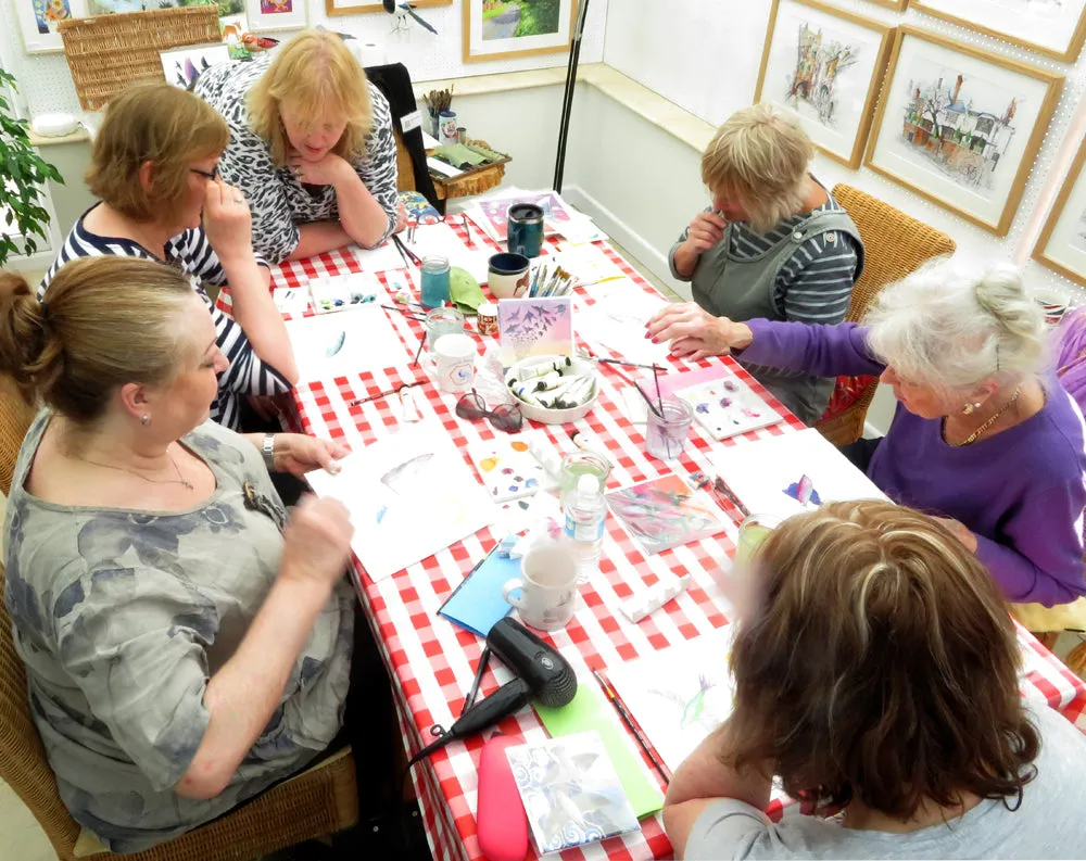 A painting workshop afternoon with artist Jane Tomlinson