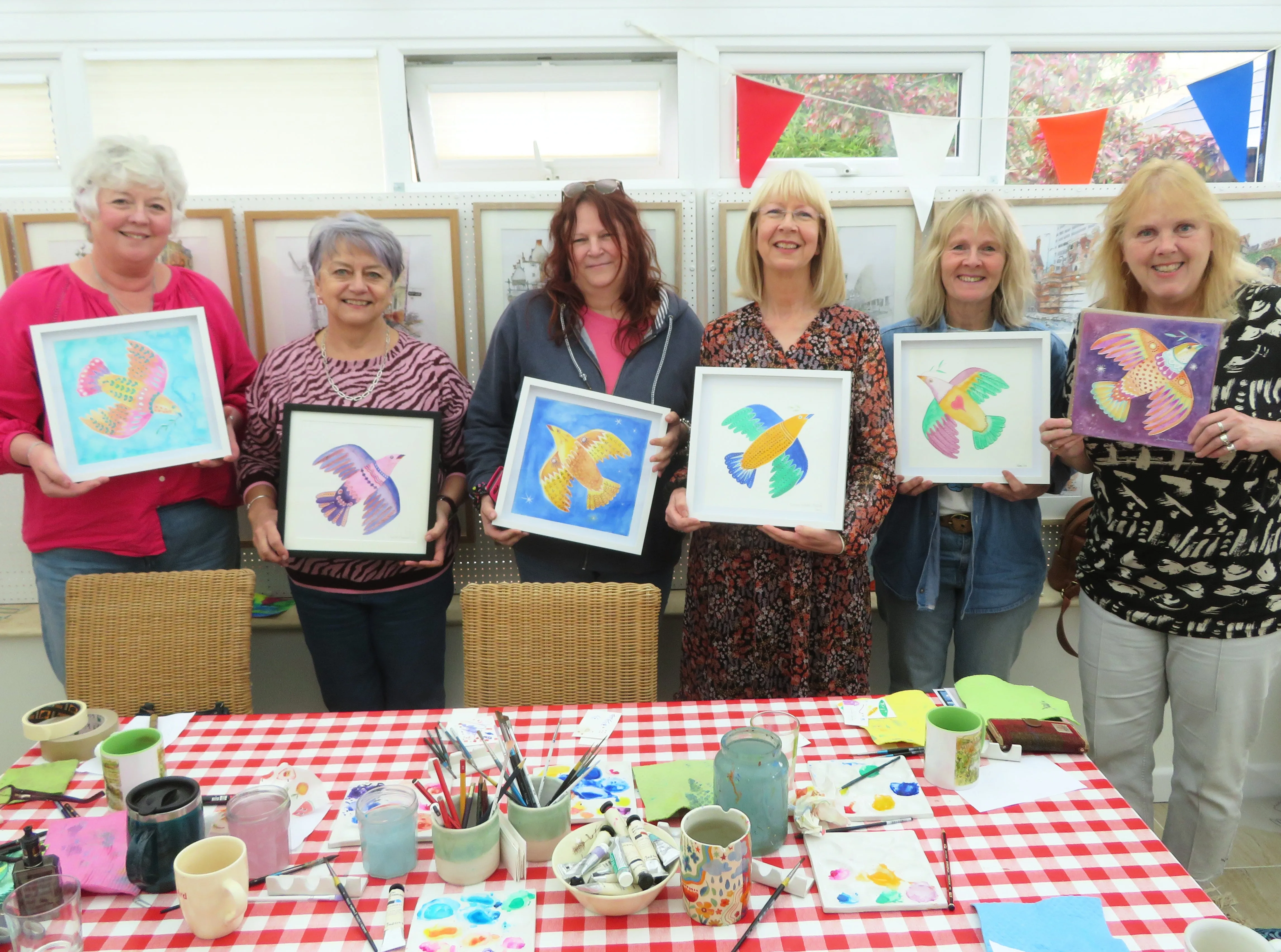 A painting workshop afternoon with artist Jane Tomlinson