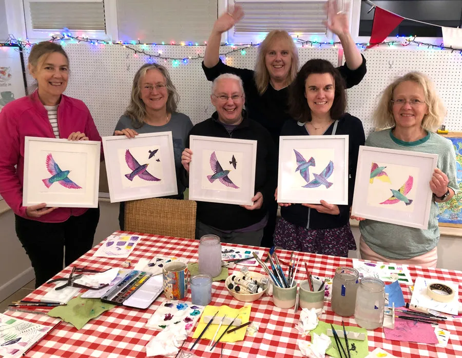 A painting workshop afternoon with artist Jane Tomlinson