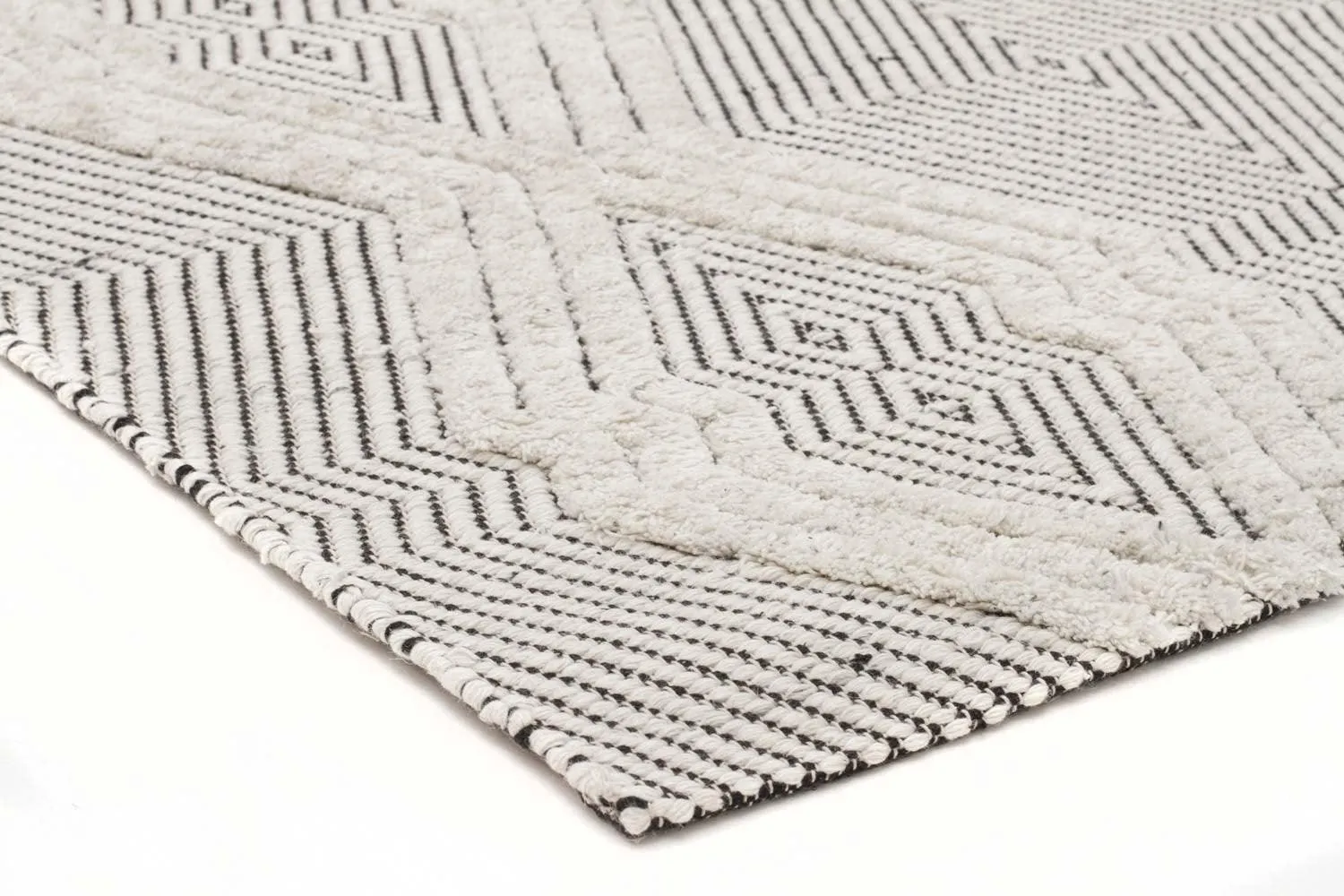 Amaya Hand-Loomed Wool Bone Rug