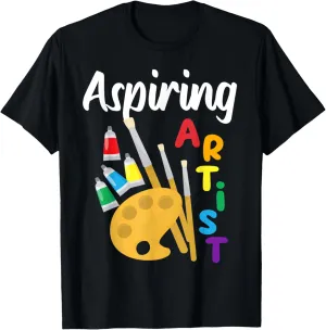 Aspiring Artist Creative Art Meme Future Artist Quote T-Shirt