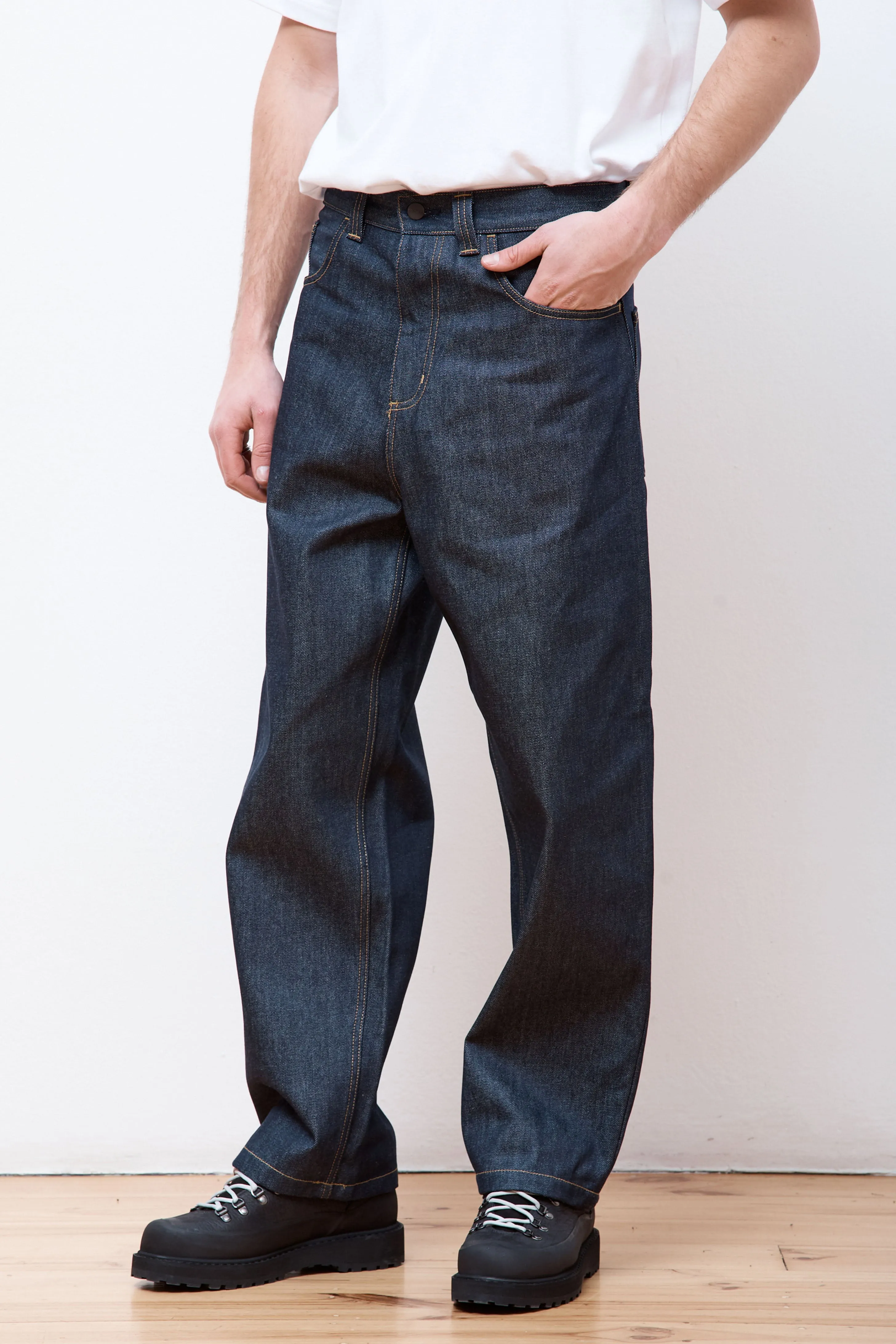 Brandon Pant Blue Rigid