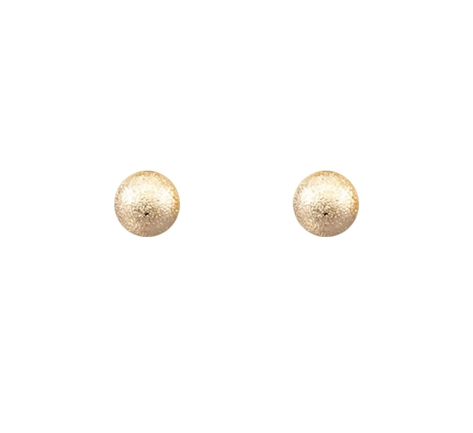 Classic Large Textured Ball Stud Earrings