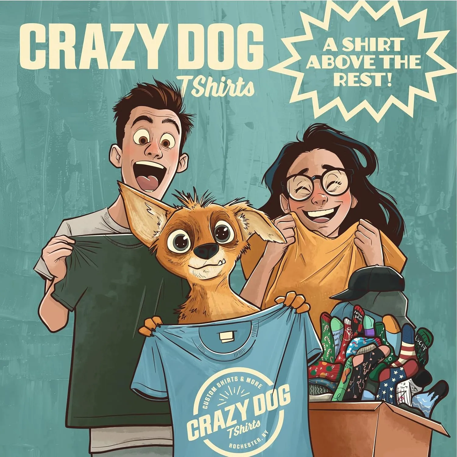 Crazy Dog Mens Callahan Auto Parts T Shirt Funny Graphic Novelty Tee
