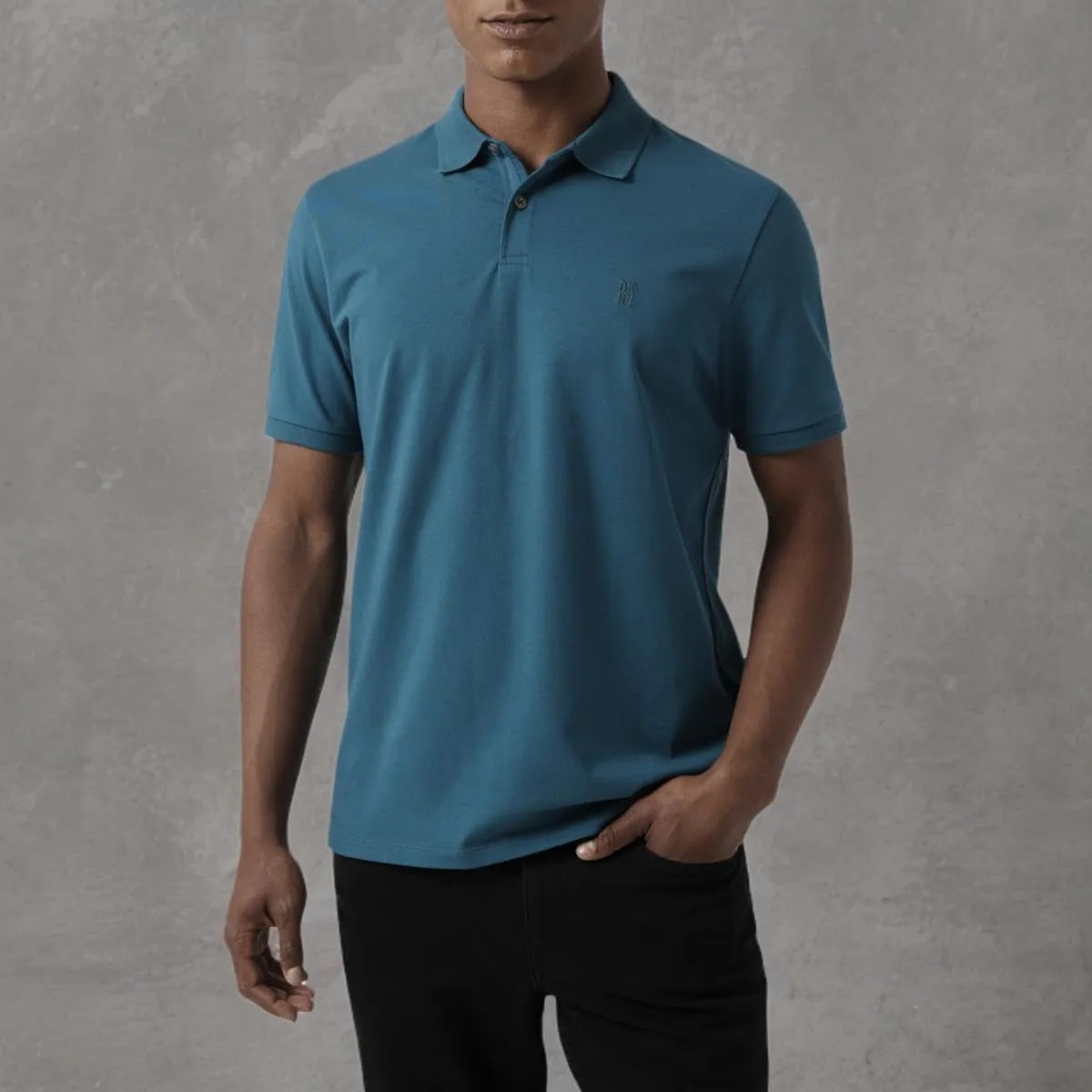 DKNY Polo Shirts for Men - Soft Stretch Casual Cotton Mens Polo Shirts | Modern Fit Short Sleeve Mens Polos