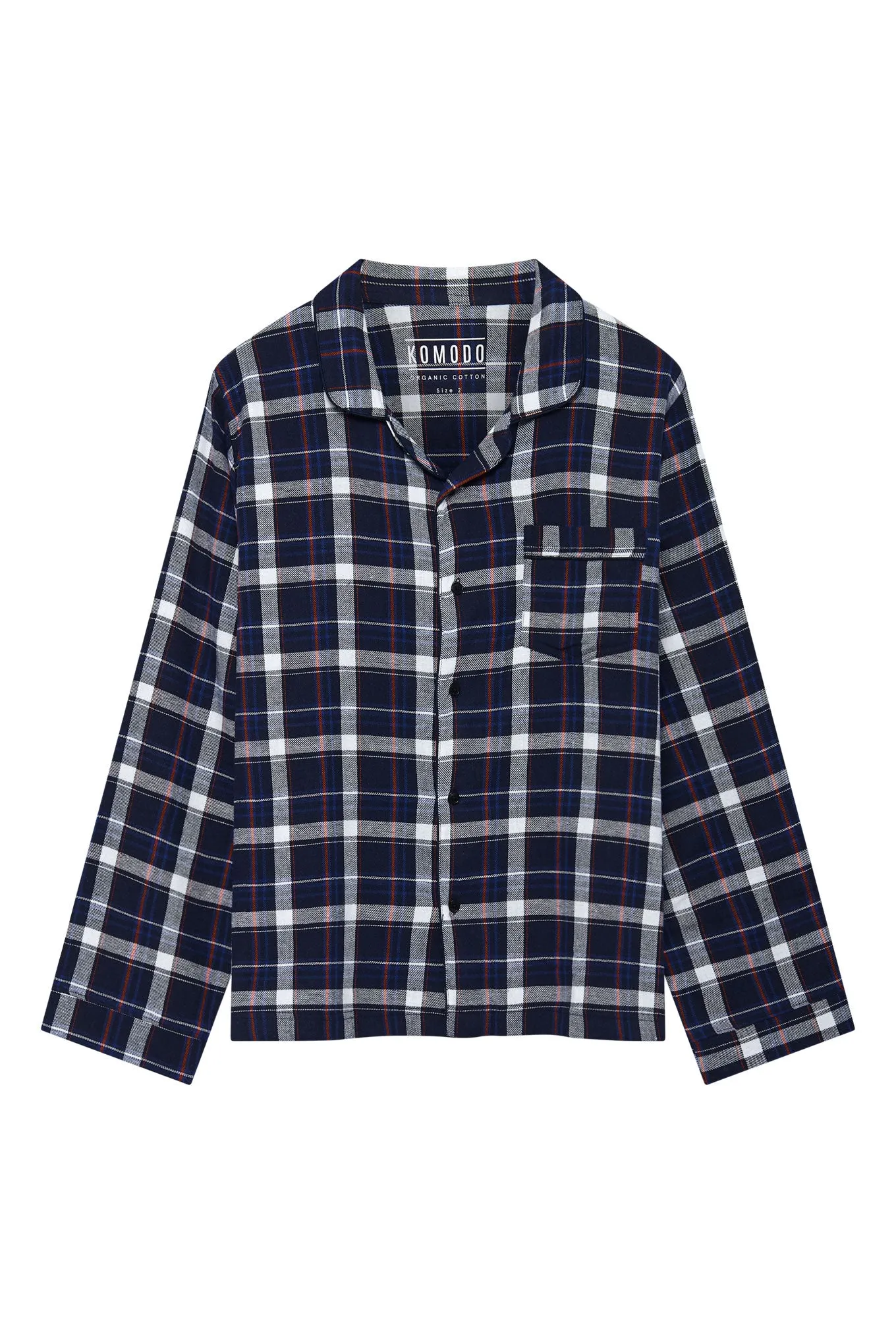 JIM JAM - Womens Organic Cotton Pyjama Set Dark Navy