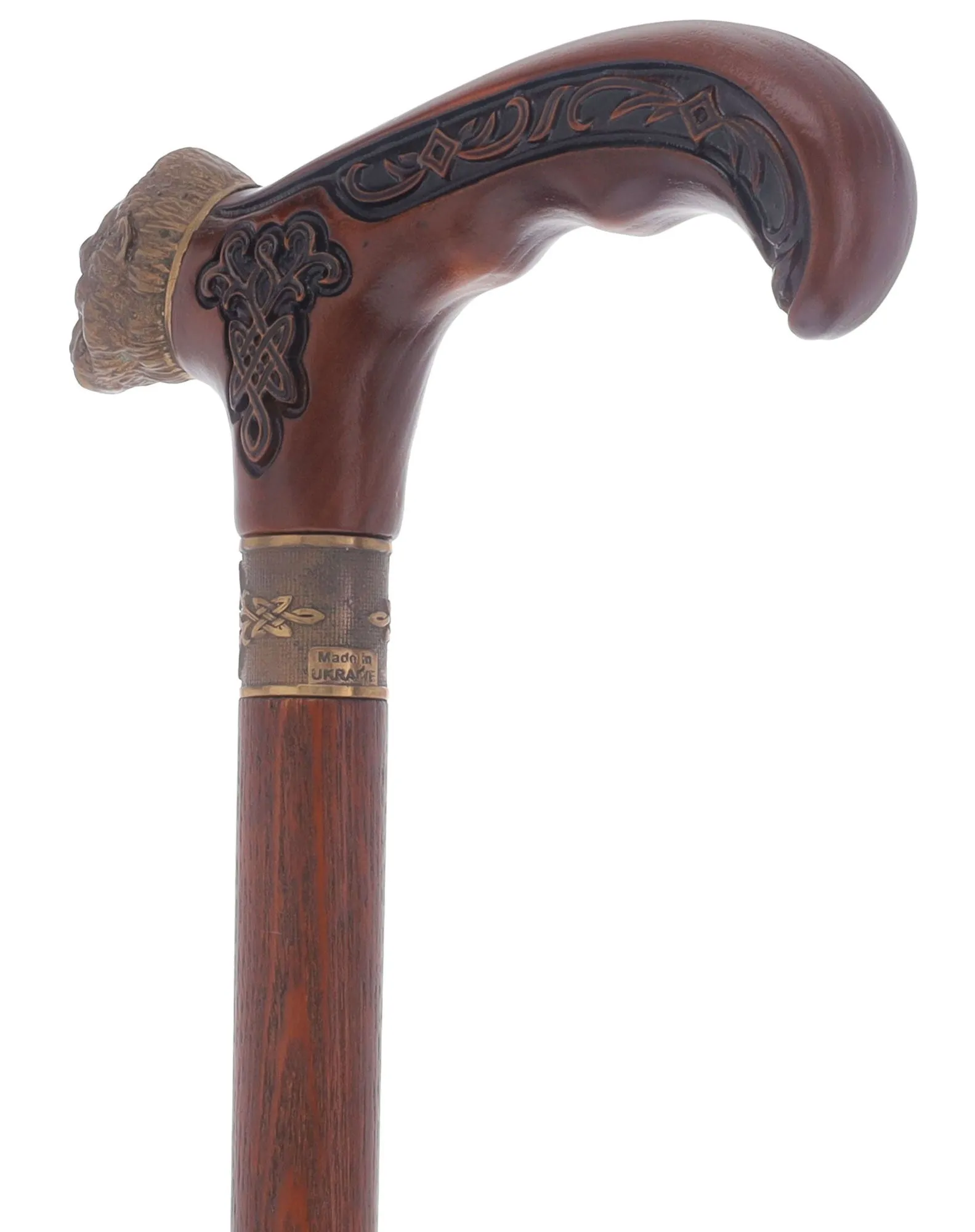 King Kong: Bronze Artisan Intricate Detail Design Cane