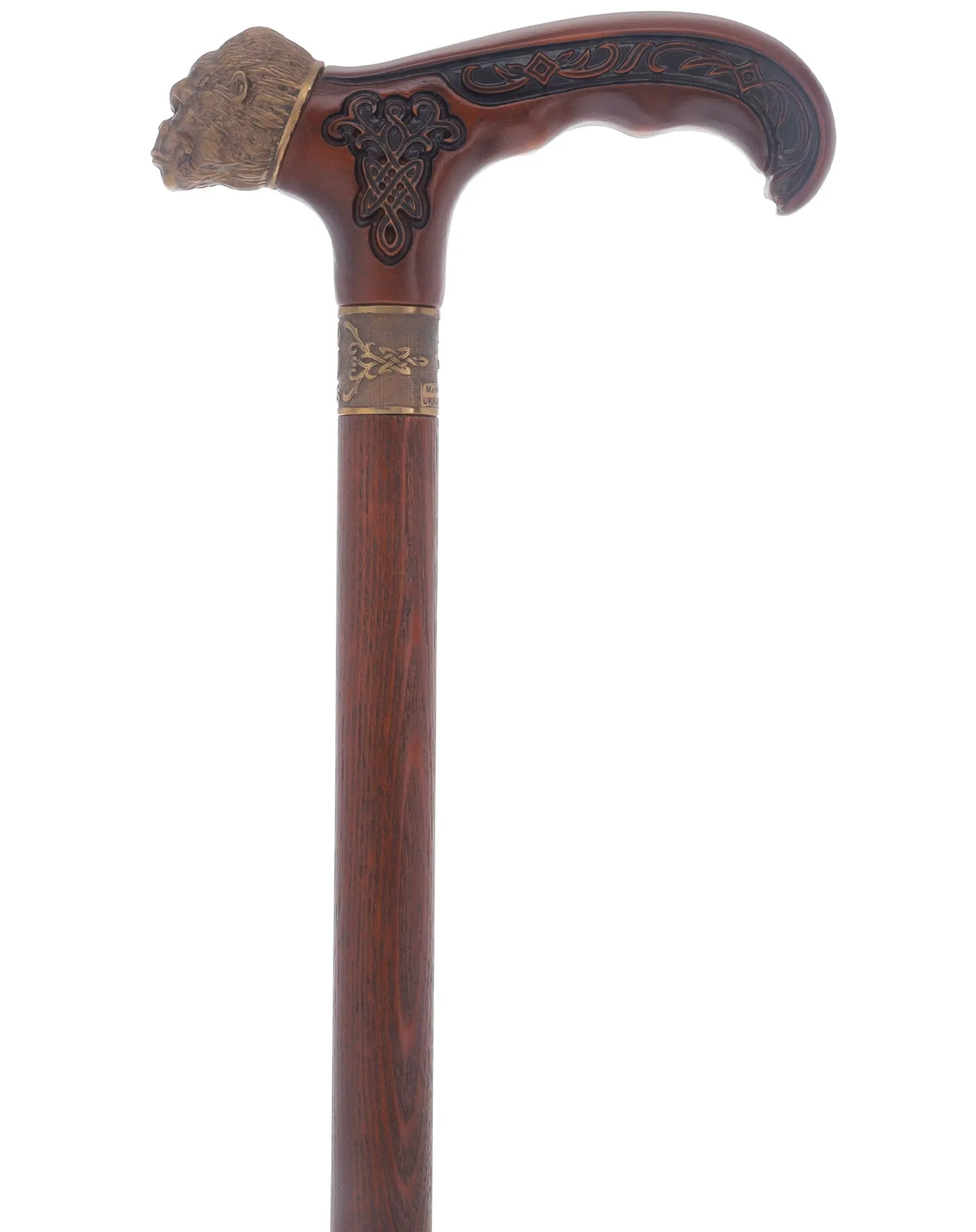 King Kong: Bronze Artisan Intricate Detail Design Cane