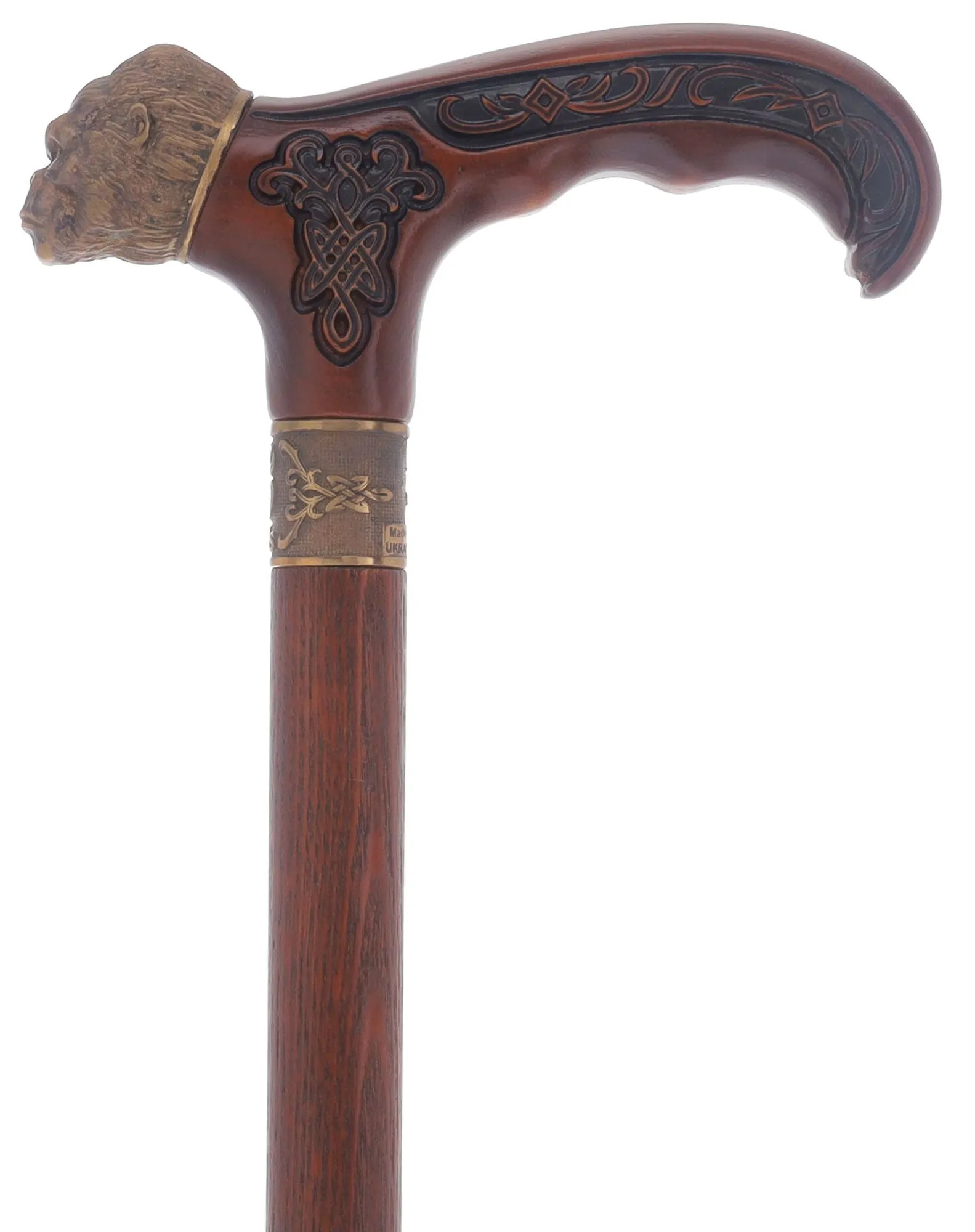 King Kong: Bronze Artisan Intricate Detail Design Cane