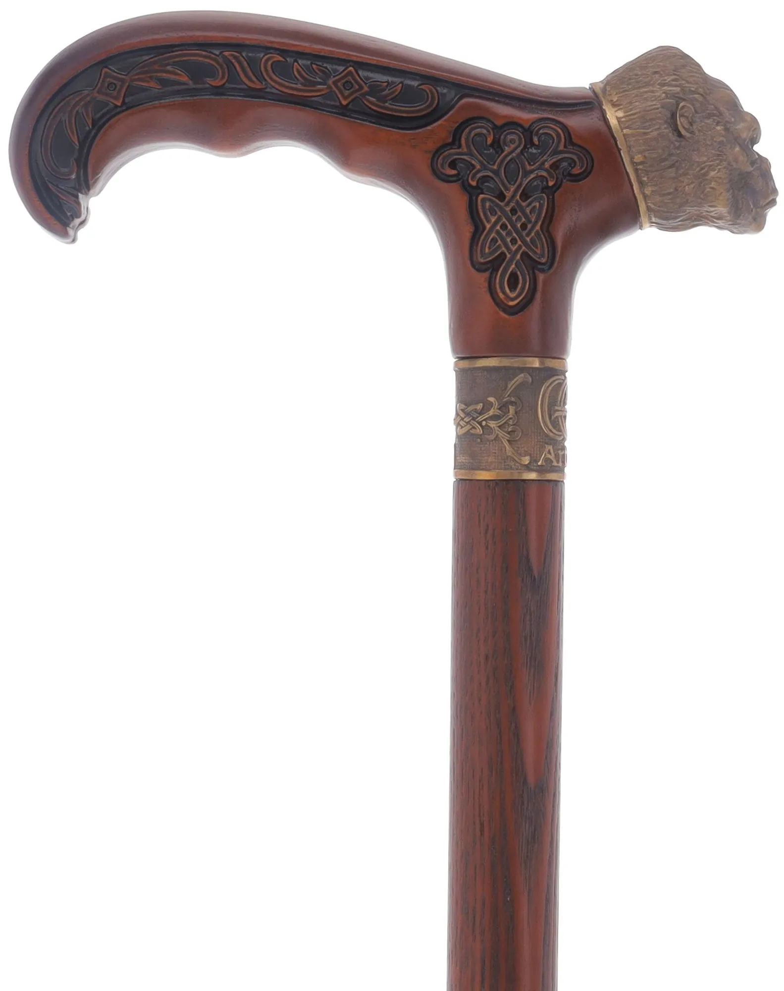 King Kong: Bronze Artisan Intricate Detail Design Cane