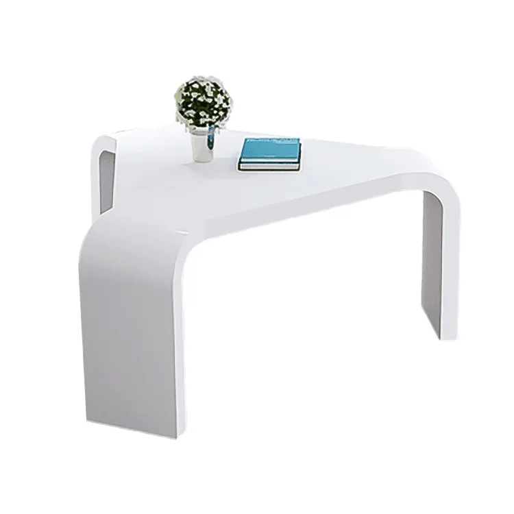 Lacquered reception and negotiation triangle business conference table and chairs HYZ-1071