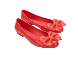Melissa Doll Trend AD Oversized Bow Red Ballerinas For Women