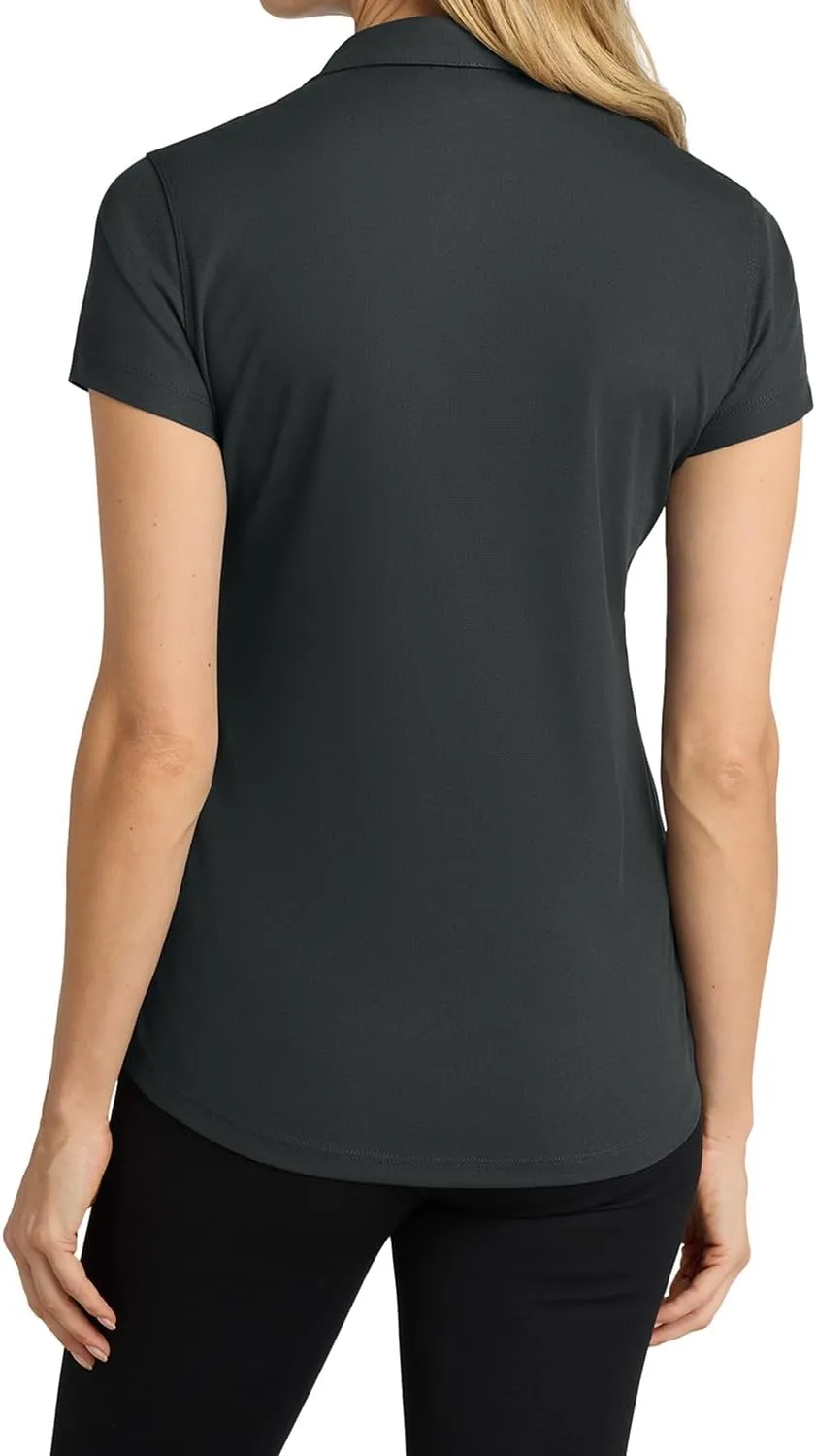Womens V-Neck Racer Mesh Polo Shirts Short Sleeve Moisture Wicking Tee Shirts in Size XS Till 4XL