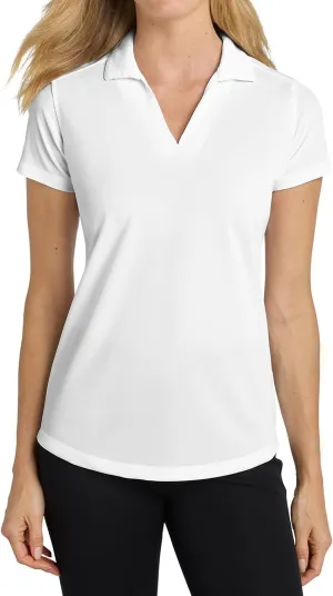 Womens V-Neck Racer Mesh Polo Shirts Short Sleeve Moisture Wicking Tee Shirts in Size XS Till 4XL